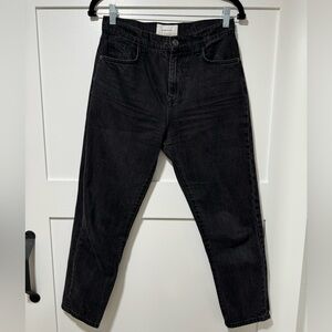 Current Elliot black denim cropped